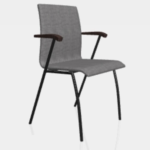 Čalouněná židle IBIS s područkami