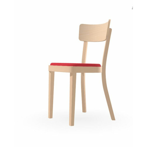 Dřevěná židle IDEAL 313 488 s čalouněným sedákem