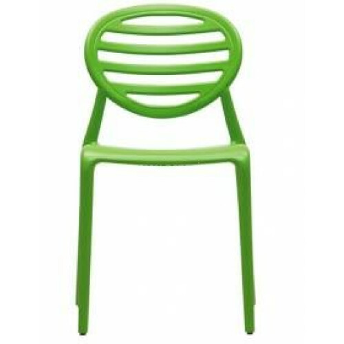 Zelená plastová židle GITO C