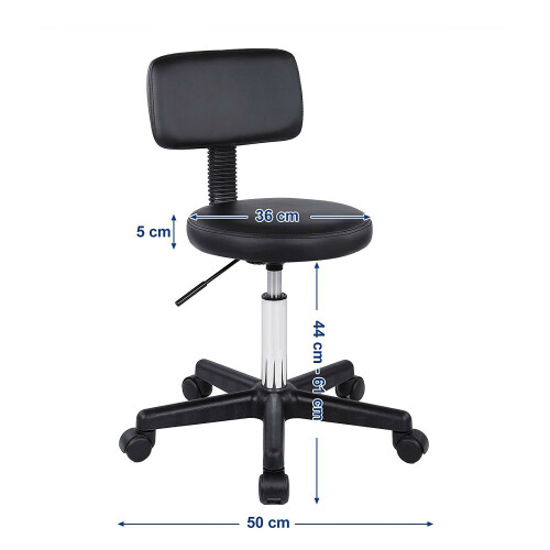 Otočná pracovní stolička s opěrákem 82B