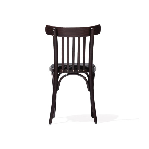 Dřevěná židle 763 s čalouněným sedákem