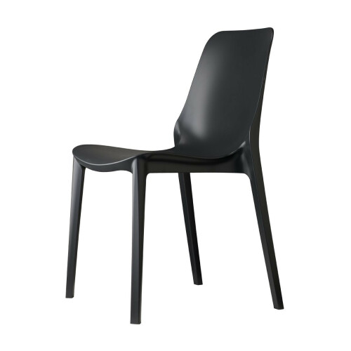 Plastová židle GINEVRA - barva antracit