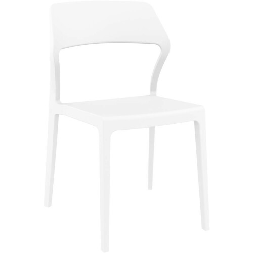 Plastová židle SNOW bílá