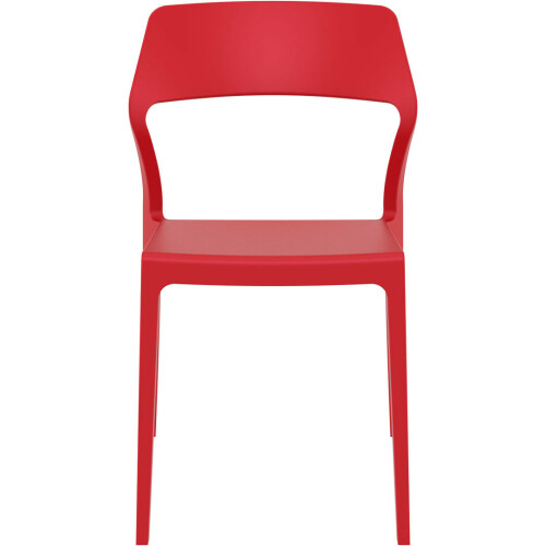 Plastová židle SNOW červená
