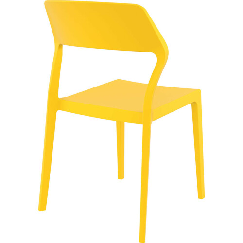Plastová židle SNOW žlutá