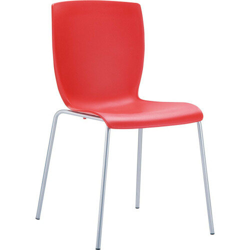 Plastová židle MIO červená