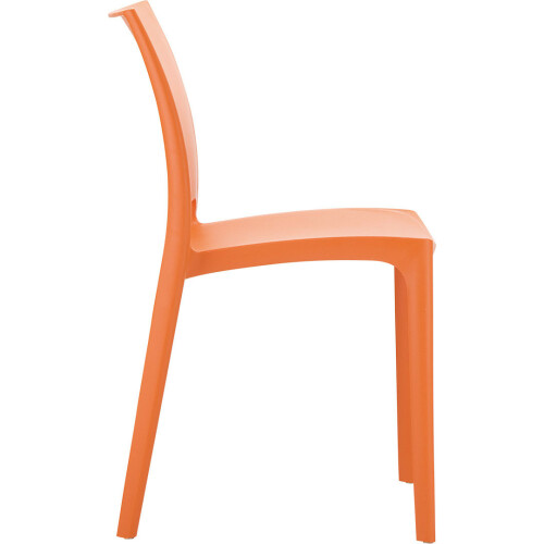 Plastová židle MAYA - oranžová