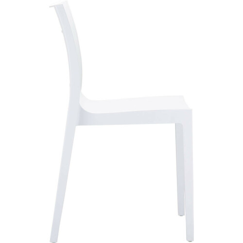 Plastová židle LUCCA bílá
