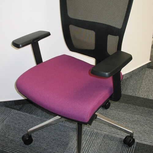 Kancelářská židle LYRA NET 201 bez bederní opěrky 