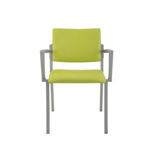 zdravotnická židle SQUARE šedý plast