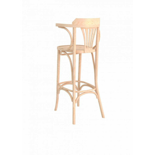 Dřevěná barová židle H-5172