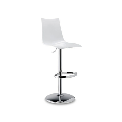 Barová židle ZEBRA UP bar ANTISHOCK glossy white