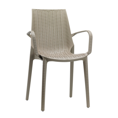 Plastová židle LUCREZIA armchair dove grey