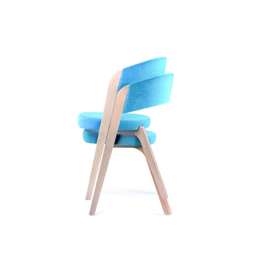 Dřevěná čalouněná židle Argo