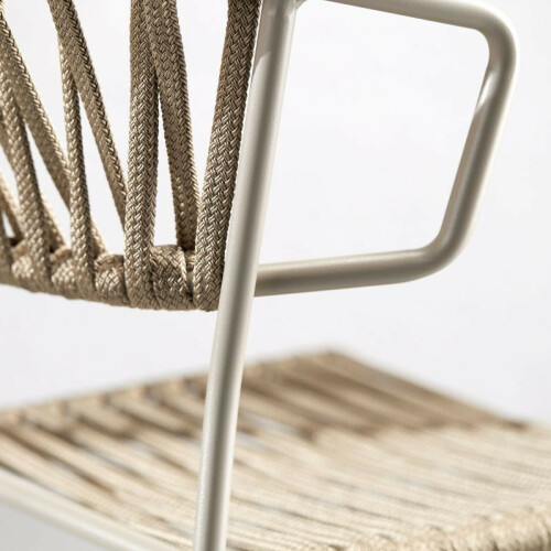 Zahradní židle LISA FILO  - výplet námořní lano