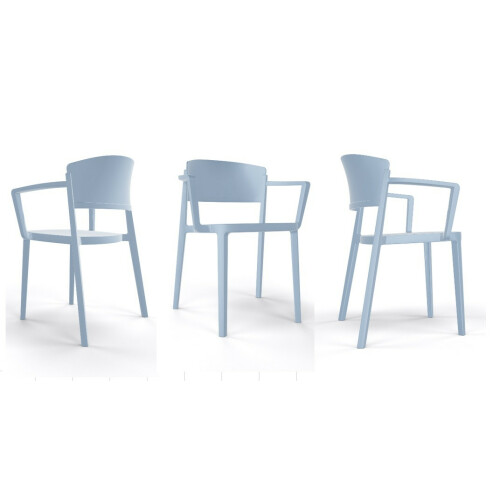 Plastová židle s područkami ABUELA