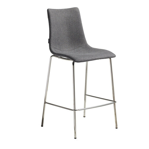 Barová čalouněná židle ZEBRA POP