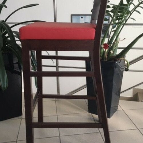 Dřevěná barová židle H-9202