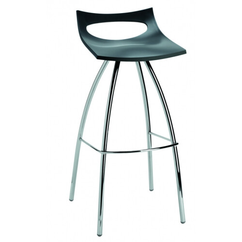 Plastová barová židle DIABLO 65 antracit