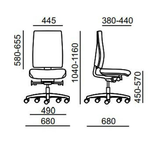 Kancelářské židle FLASH 746