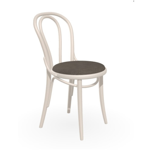 Dřevěná židle 018  s čalouněným sedákem