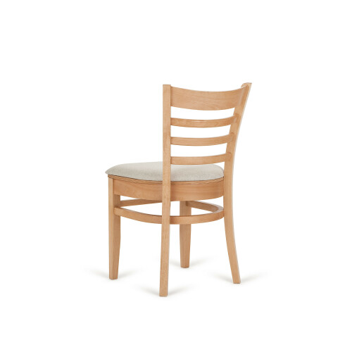 Dřevěná židle A-5200 s čalouněným sedákem