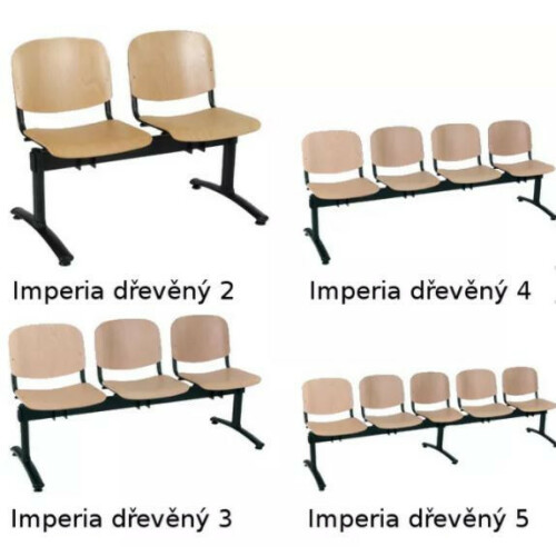 Vícemístná dřevěná lavice IMPERIA