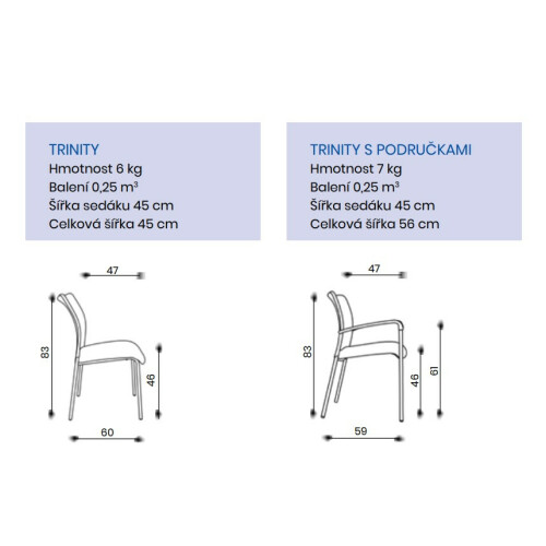 Konferenční židle TRINITY
