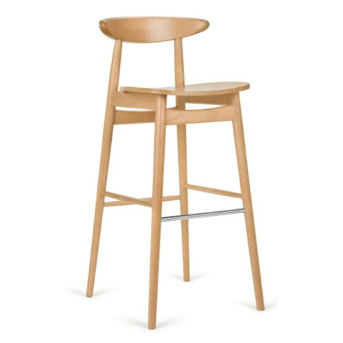 Dřevěná barová židle H-4100