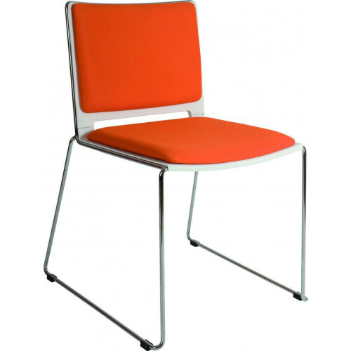Plastová židle FILO s čalouněním