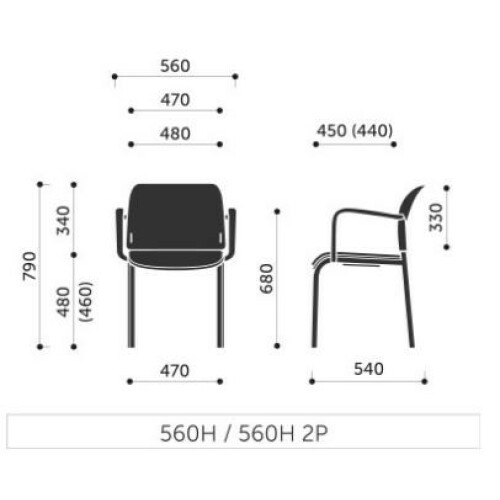 Konferenční židle BIT 560H
