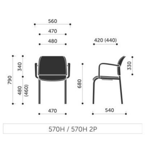 Konferenční židle BIT 560H