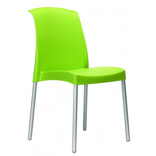 Plastová židle JANY, Světle zelená