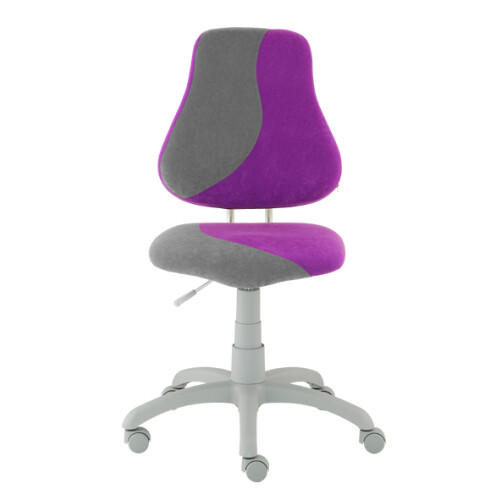 Rostoucí židle FUXO S-line fialovo-šedá