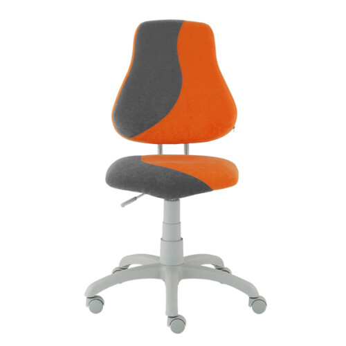 Rostoucí židle FUXO S-line oranžovo-šedá