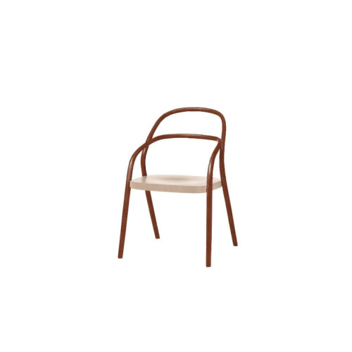 Ohýbaná dřevěná židle 002