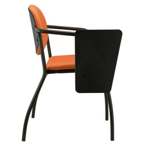 Konferenční židle WENDY čalouněná - 4 nohy + područky P07 a plastový stoleček