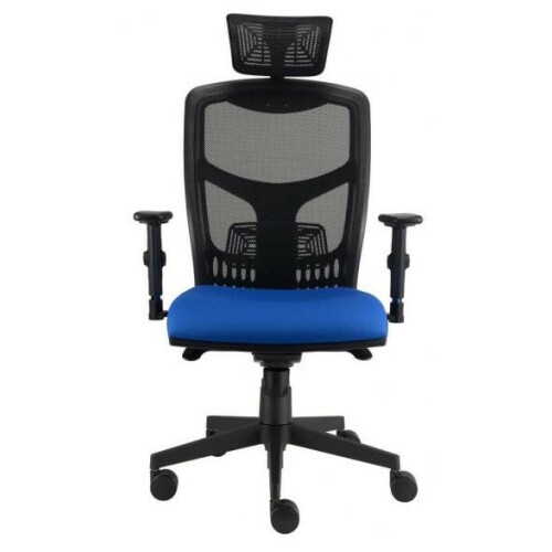 Kancelářská židle YORK síť s hlavovou opěrkou