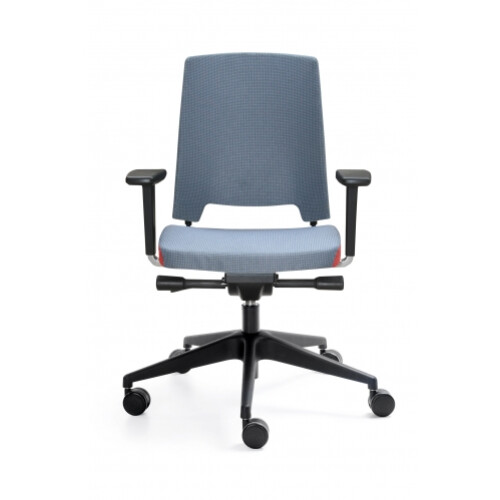 Kancelářská židle na kolečkách ARCA, černé Područky