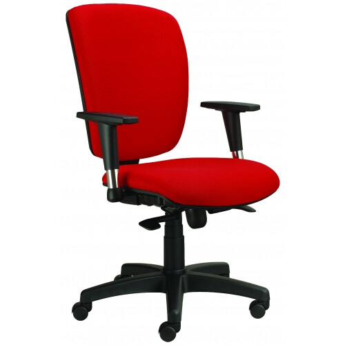 Kancelářská židle MATRIX černý s výškově stavitelnými područkami P43