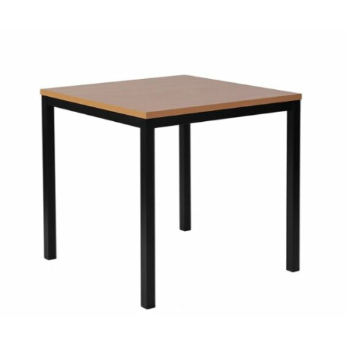 Stůl ISTRA, nohy - černá, deska - přírodní buk