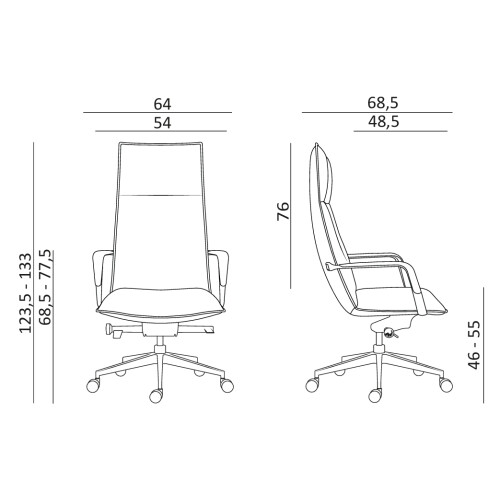 Kancelářské křeslo Karl High