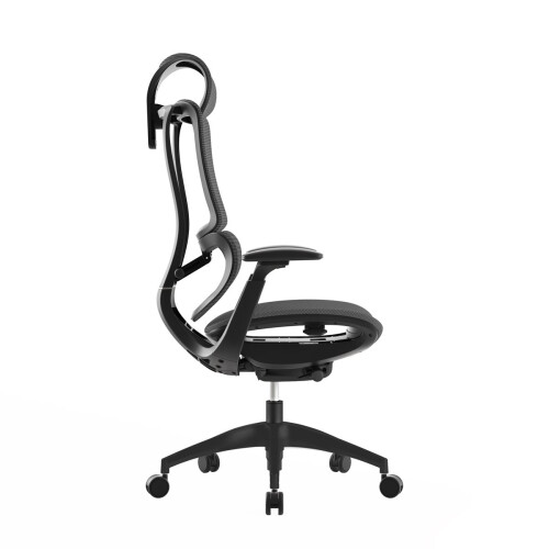 kancelářská židle KLEM - síťovina antracit