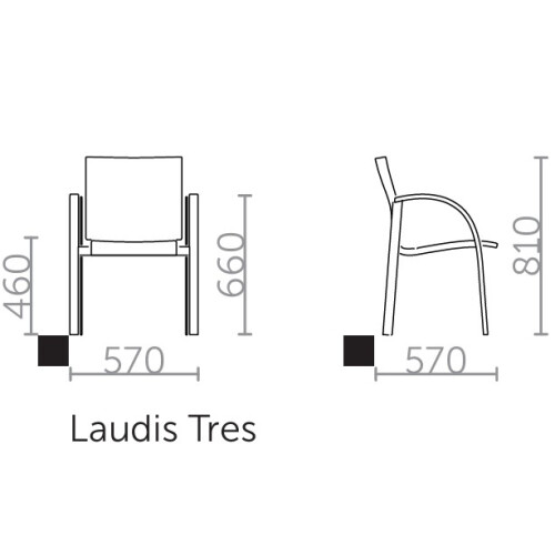 Jídelní židle LAUDIS Tres