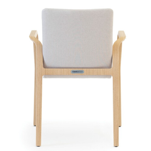 Designová židle LOOP CUATRO C – stohovatelná čalouněná židle