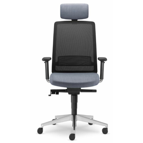 Kancelářská židle LYRA Air 215-BL s hlavovou opěrkou