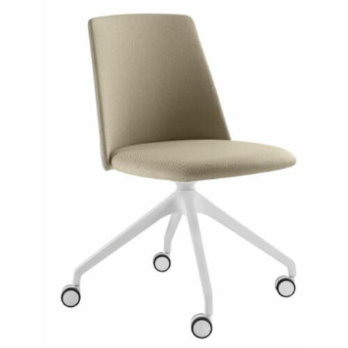 Celočalouněná židle MELODY CHAIR 361-F95 bílá