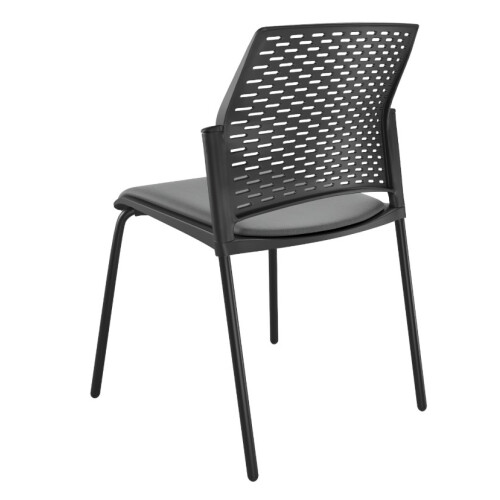 Jednací židle REWIND plasty černé bez područek