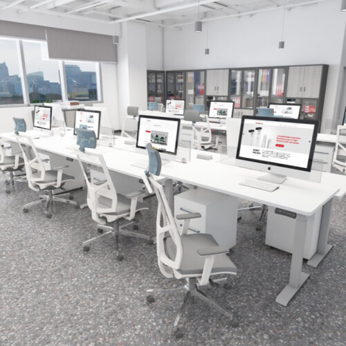 Výškově stavitelný stůl SILENT