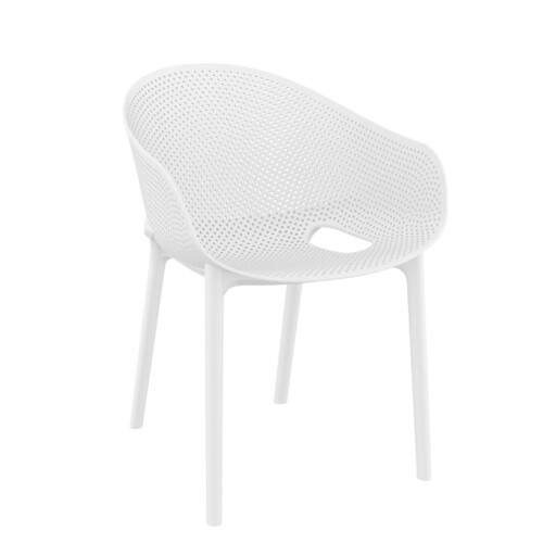 Plastová židle SKY PRO  bílá